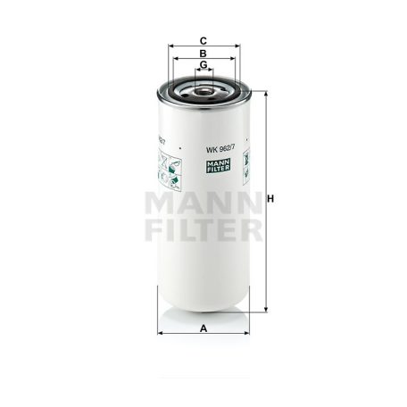 Mann-Filter WK962/7 Üzemanyagszűrő