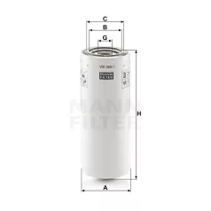 Mann-Filter WK980/1 Üzemanyagszűrő