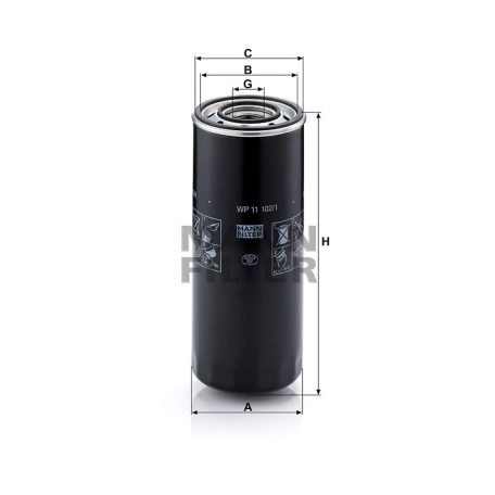 Mann-Filter WP11102/1/2 Olajszűrő