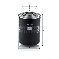 Mann-Filter WP1144 Olajszűrő