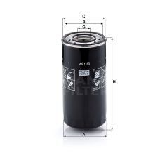 Mann-Filter WP1169 Olajszűrő
