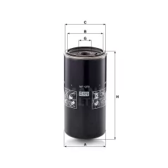 Mann-Filter WP1270 Olajszűrő