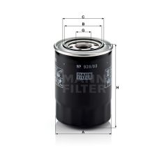 Mann-Filter WP928/83 Olajszűrő